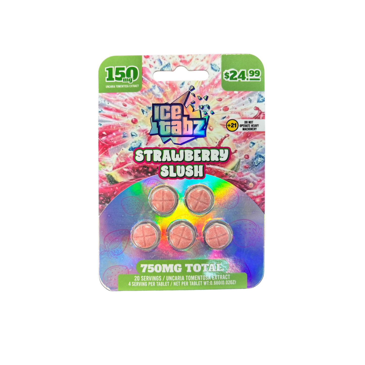 Ice Tabz 150MG Tablets 5ct (7-oh Alternative)