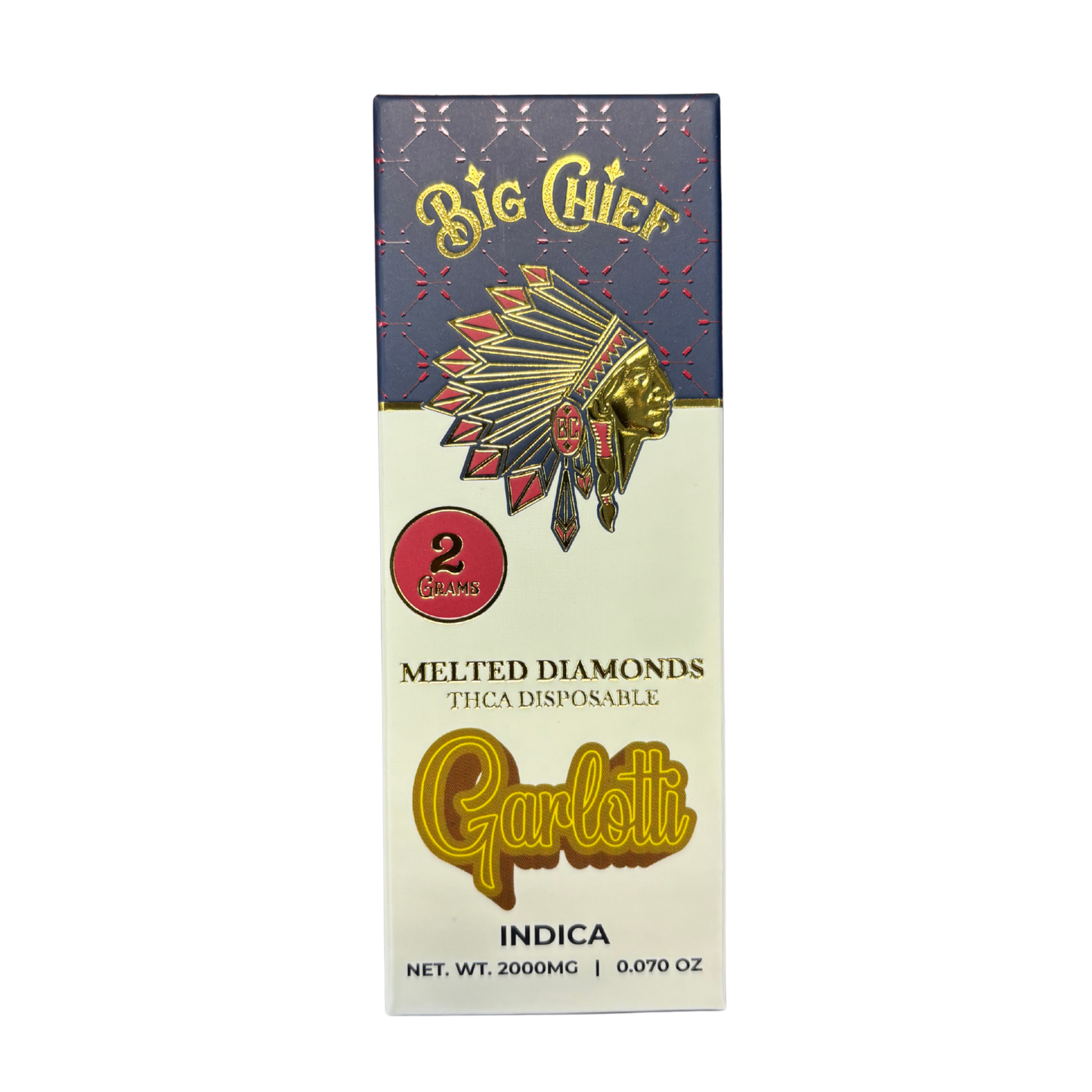 Big Chief Melted Diamonds THCA 2G Disposable
