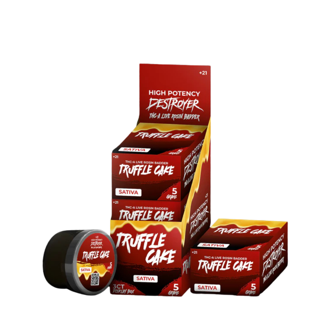 Destroyer High Potency THC-A Live Rosin Badder 5G