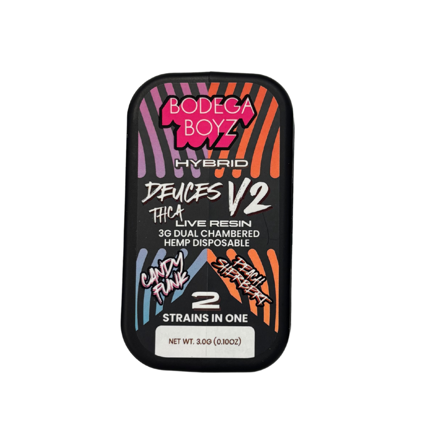 Bodega Boyz Deuces V2 THCA Live Resin 3G Dual Chamber Disposable