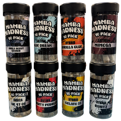 MAMBA 10 Pack Diamond Dusted Premium Prerolls (2g each)
