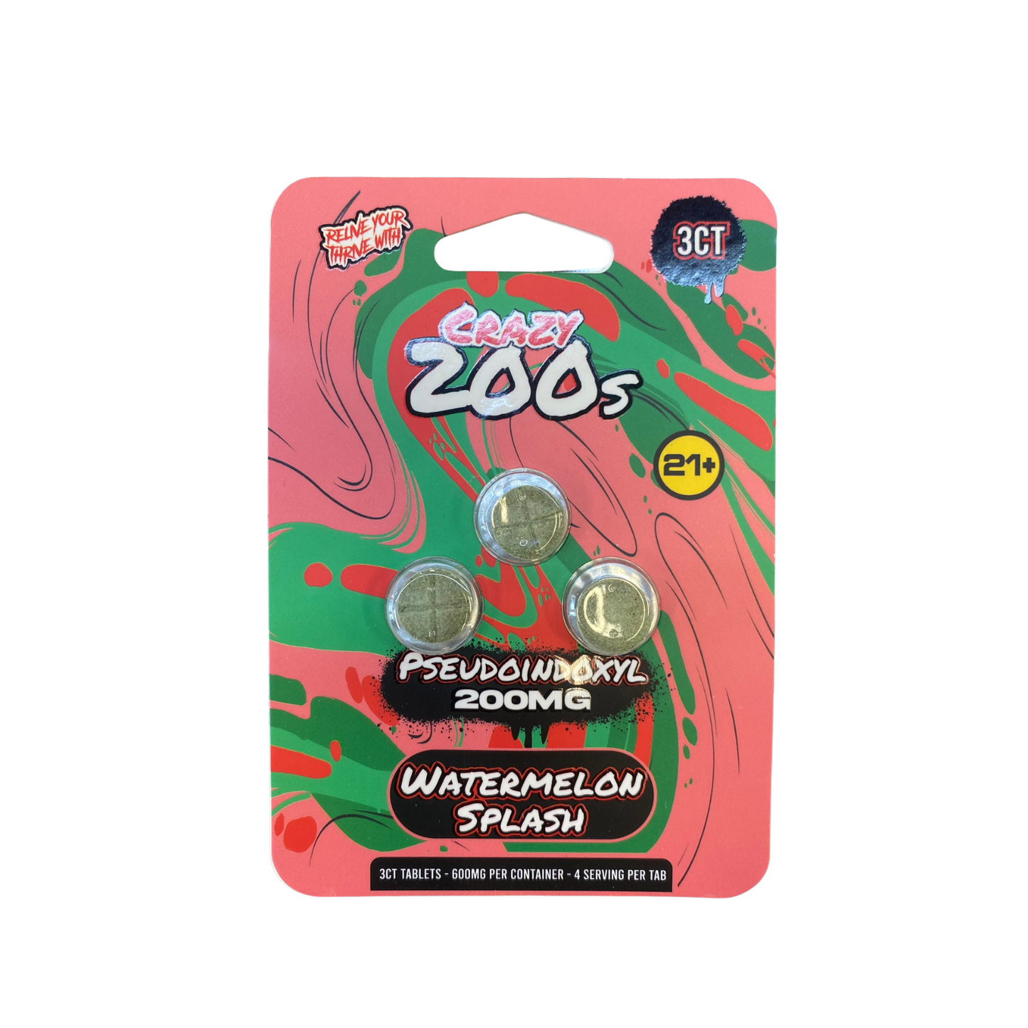 Crazy 200s Pseudoindoxyl 3ct (600MG Total)