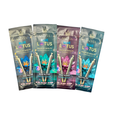 Salvia Blue Lotus Premium Quality 2 Prerolls (1.5g each)