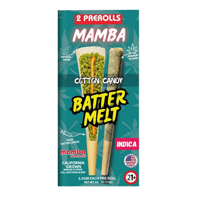 Mamba Batter Melt 2x2.5g Prerolls (5g Total)