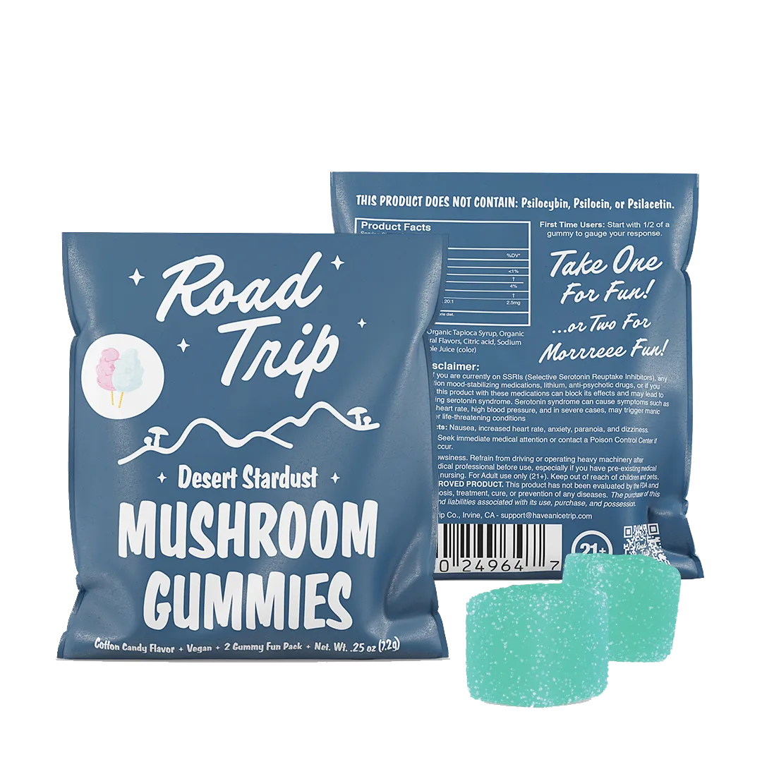 Road Trip Desert Stardust Mushroom Gummies 2pc