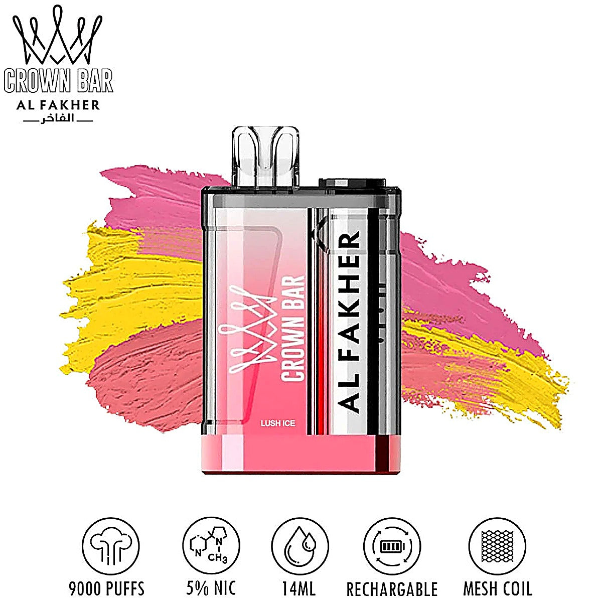 Crown Bar Al Fakher 9000 Puff - View 8