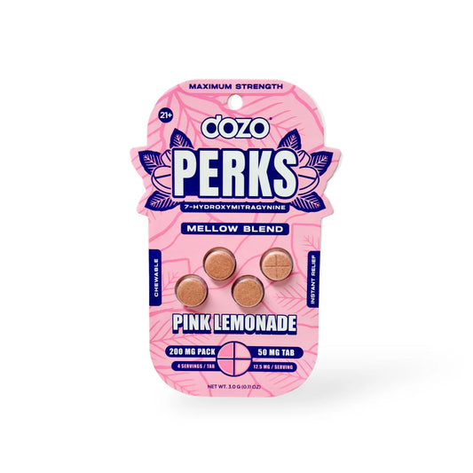DOZO Perks 7 Hydroxymitragynine 200 MG Pack 50MG Per Tablet
