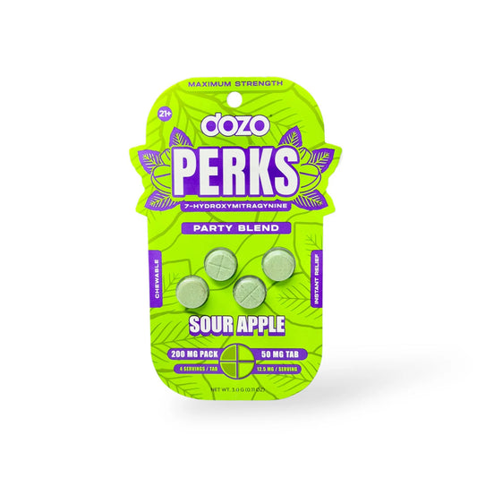 DOZO Perks 7 Hydroxymitragynine 200 MG Pack 50MG Per Tablet