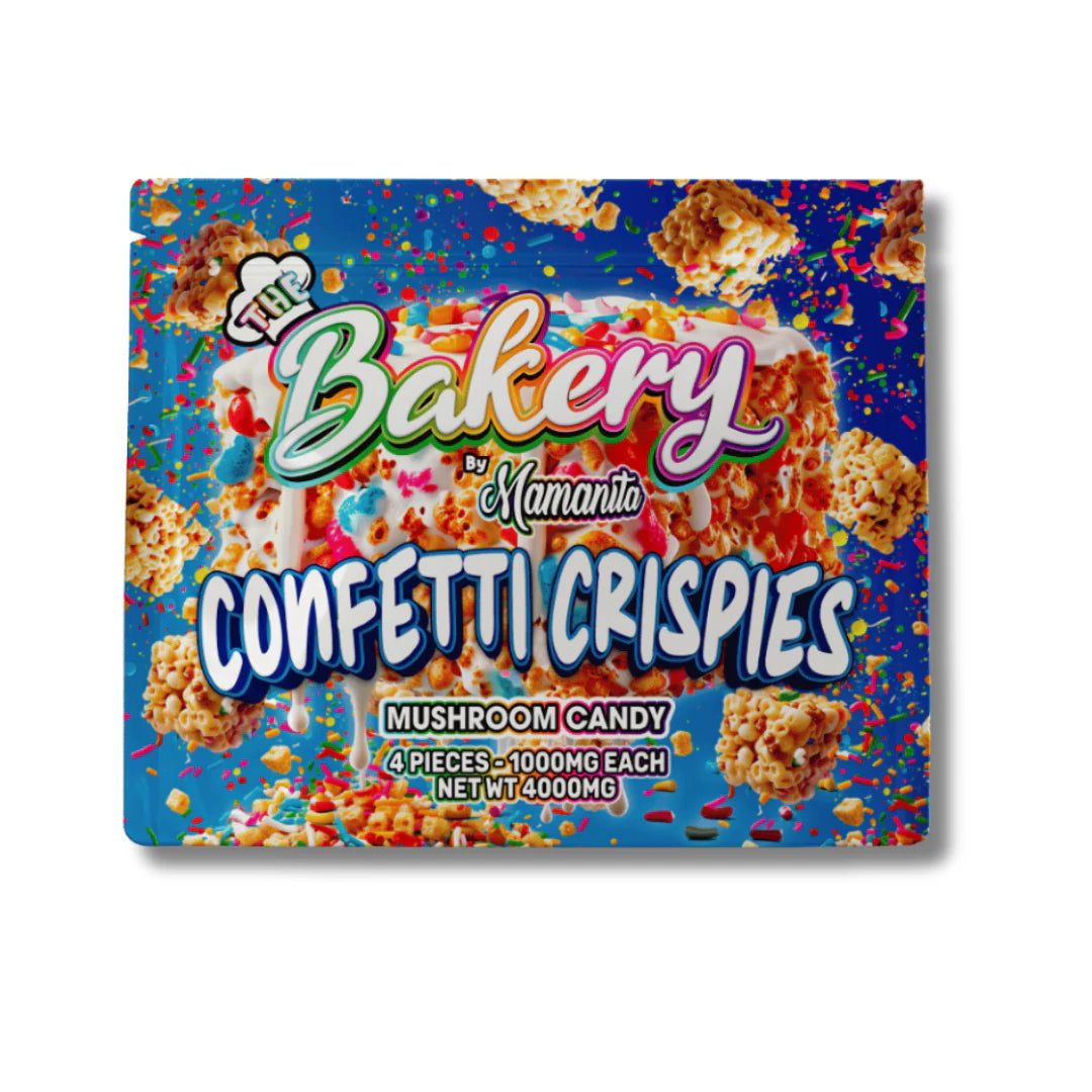 Bakery Mushroom Crispies 4ct (8,000MG Total)