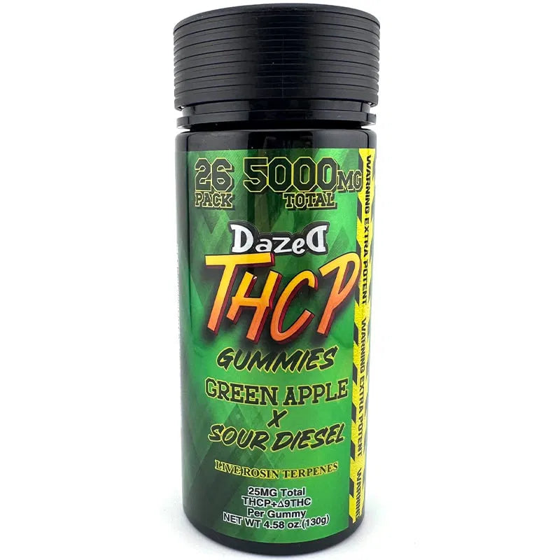 Dazed THCP Gummies 26 Pc 5000 MG