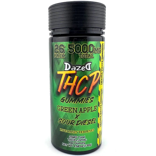 Dazed THCP Gummies 26 Pc 5000 MG