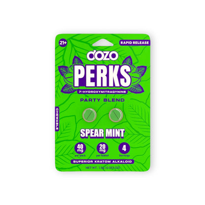 DOZO Perks 7 Hydroxymitragynine 6 Tablets (Copy)