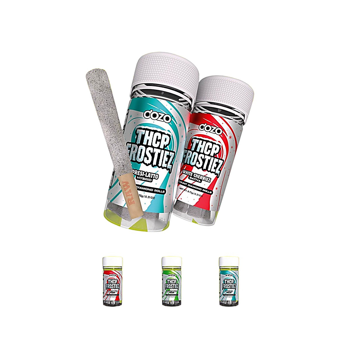 Dozo THC-P Frostiez Pre-Rolls 5 Count - Main Image