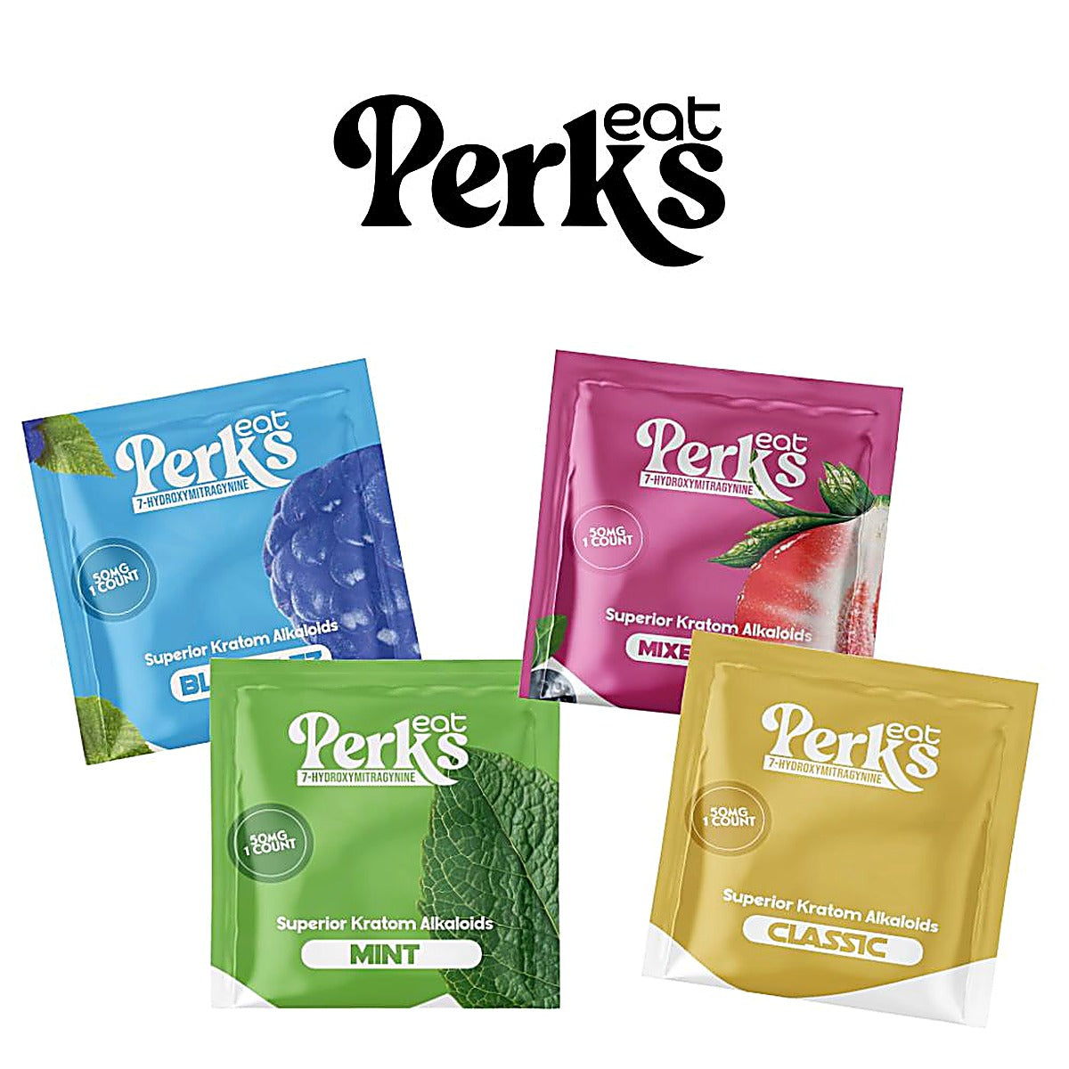 Eat Perks 7-Hydroxymitragynine 50MG 1 Count Superior Kratom Alkaloids - View 6