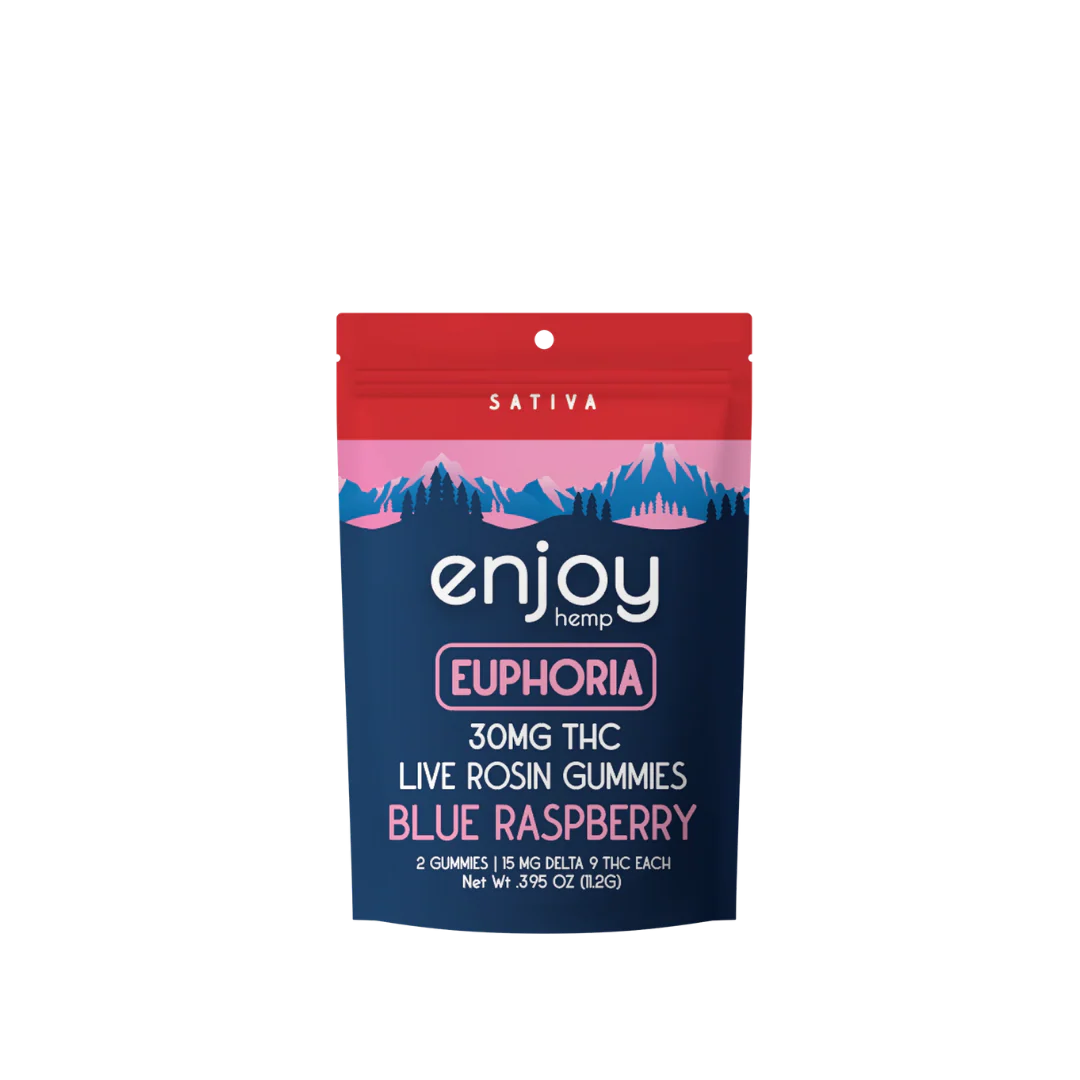 Enjoy Hemp THC Live Rosin Gummies 2pk (30mg Total) - product image