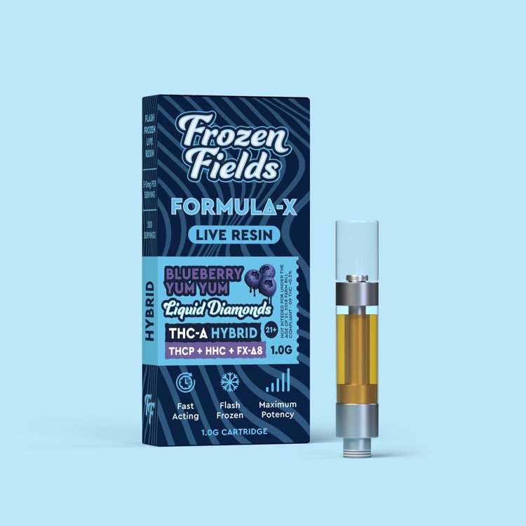 Frozen Fields Formula-X Live Resin 1G Cartridge