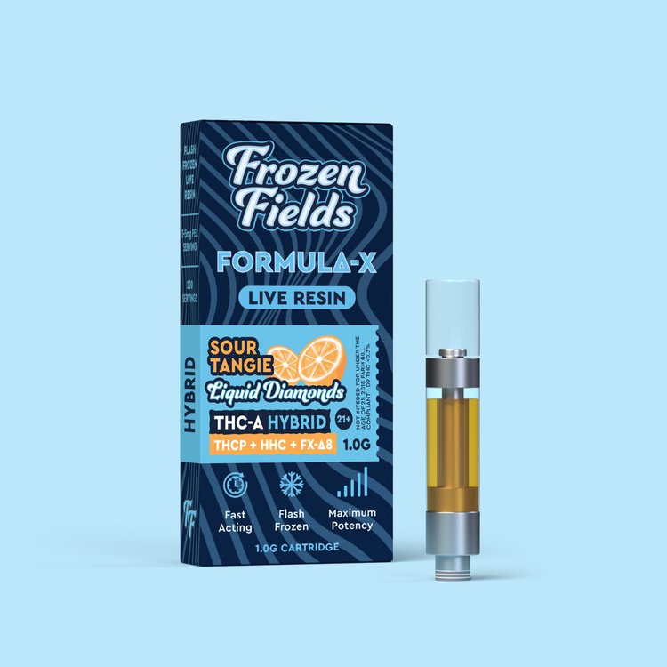 Frozen Fields Formula-X Live Resin 1G Cartridge