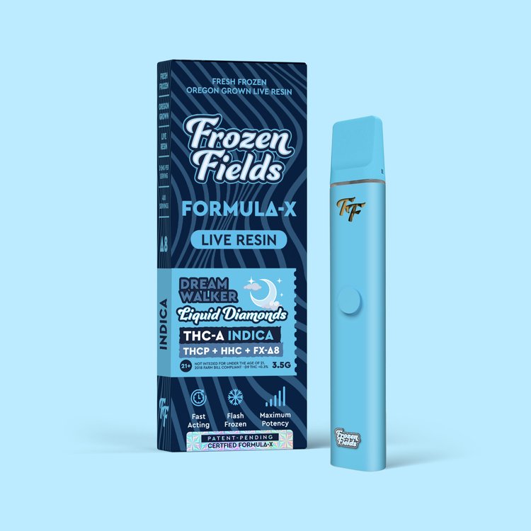 Frozen Fields Formula-X Live Resin THC-A 3.5 Disposable