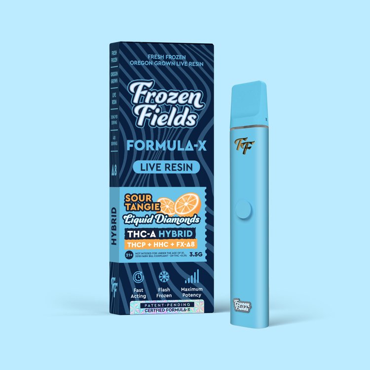 Frozen Fields Formula-X Live Resin THC-A 3.5 Disposable