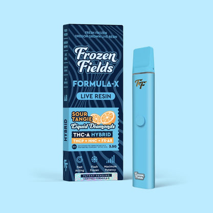 Frozen Fields Formula-X Live Resin THC-A 3.5 Disposable