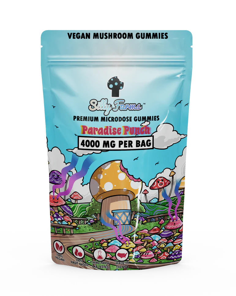 Silly Farms Premium Microdose Gummies 8pc/4,000mg Total