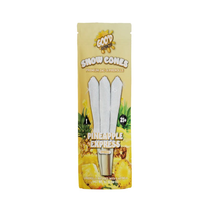 GOO'D EXTRACTS Snow Cones Premium THC-A Prerolls