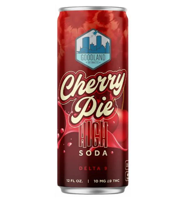 Goodland Cherry Pie High Soda 10MG D9 THC | 12oz - product image