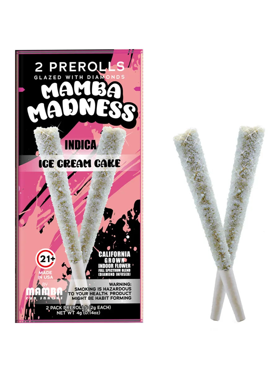 Mamba Madness 2 Prerolls Glazed With Diamonds(4g Total) - View 10