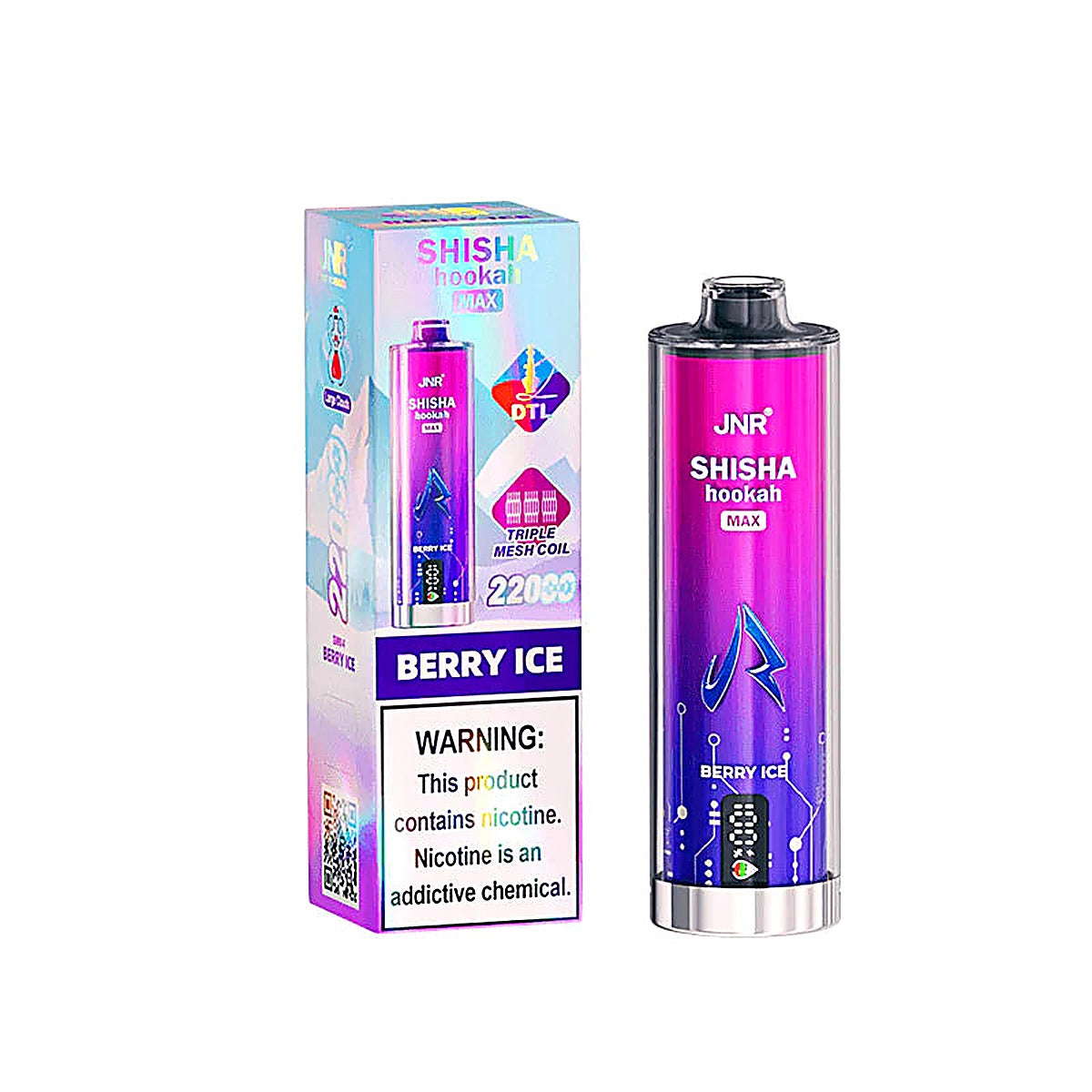 JNR Shisha Hookah MAX Disposable Device 22,000 Puffs - View 6
