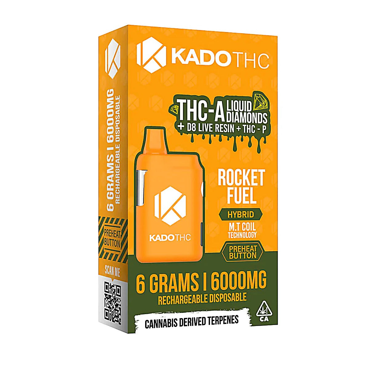 KadoTHC ThcA Liquid Diamonds + Live Resin + THC-P - Main Image