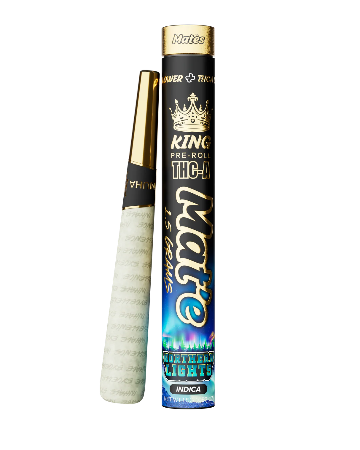 Muha Meds THCA King Preroll 1ct (1.5G) - Close-Up View
