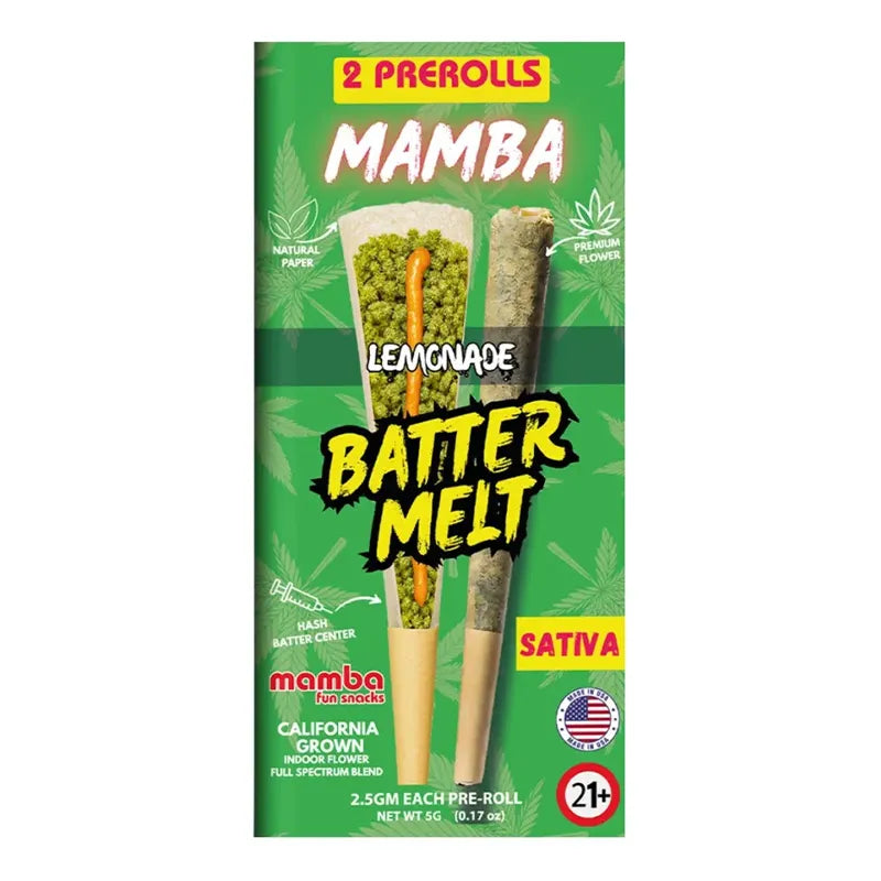 Mamba Batter Melt 2x2.5g Prerolls (5g Total)