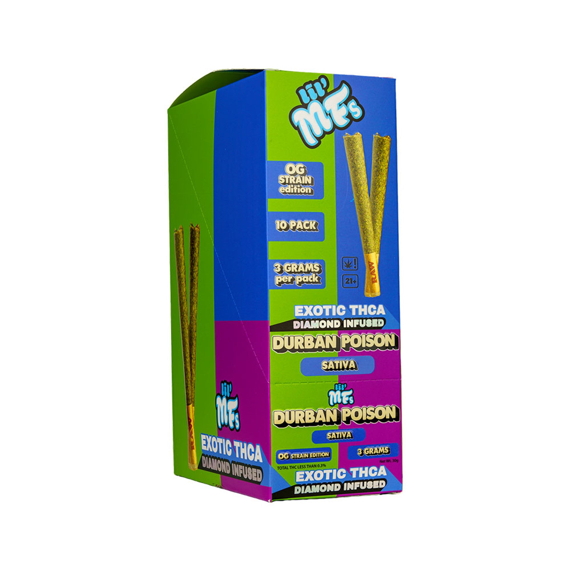 Lil Mfs Exotic THCA Diamond Infused Prerolls