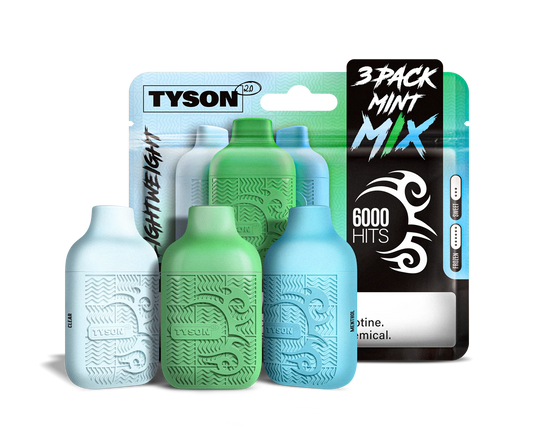Tyson 3 Pack Lightweight 6000 Hits