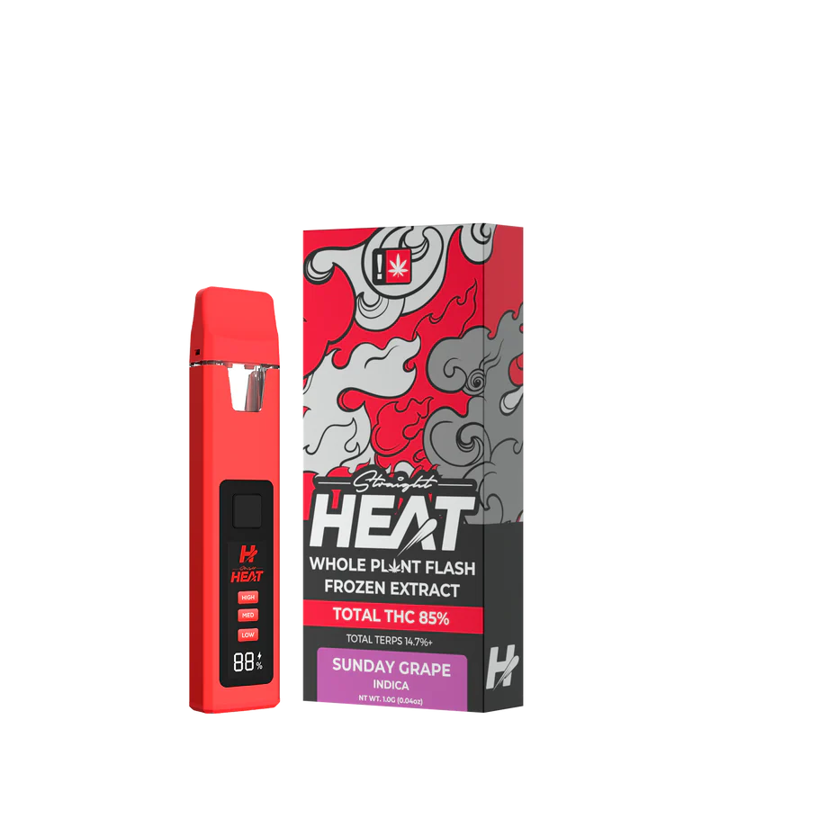 Straight Heat Whole Plant Flast Frozen Extract Disposable