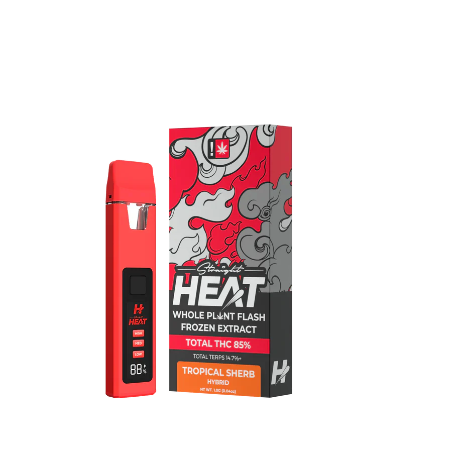 Straight Heat Whole Plant Flast Frozen Extract Disposable