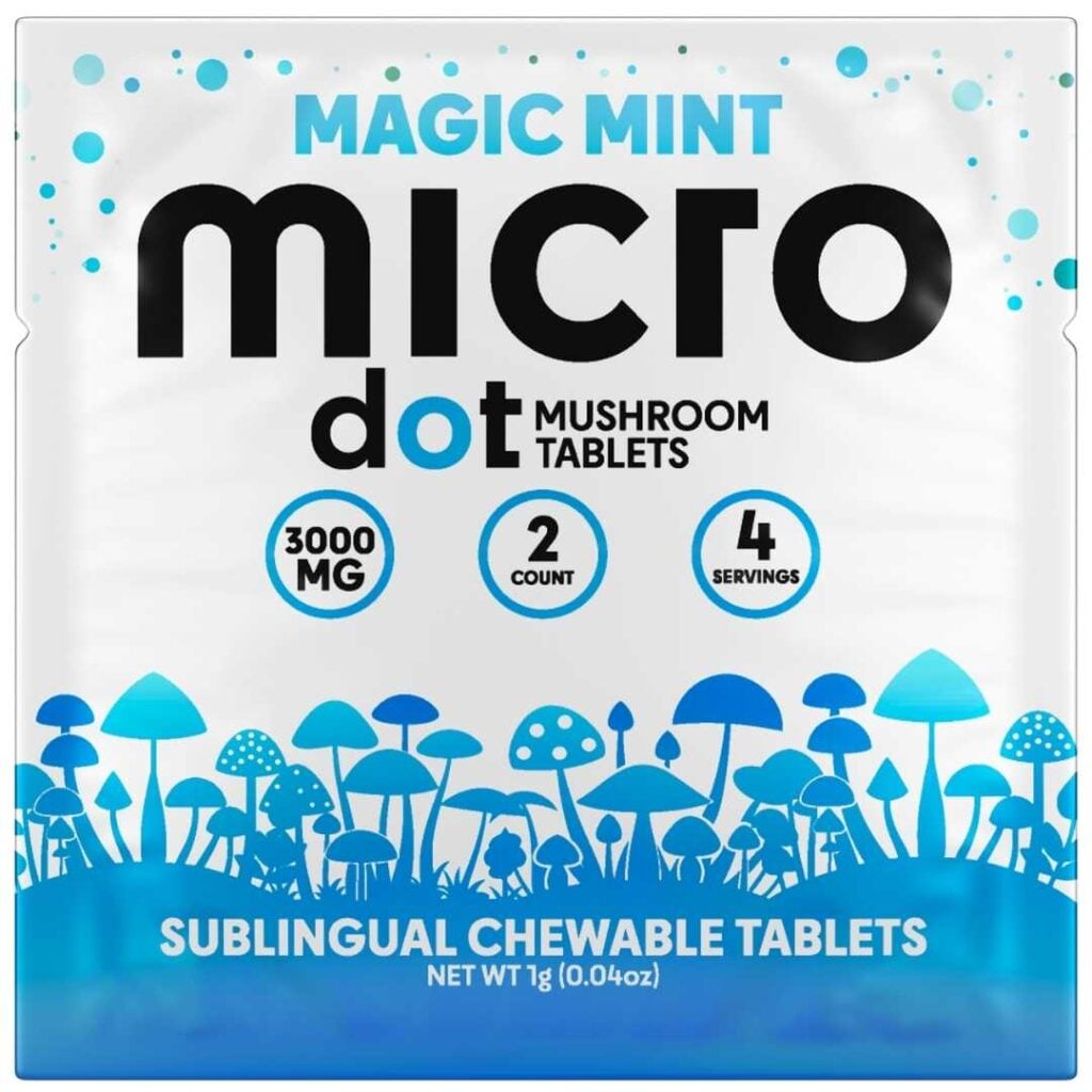 Micro Dot Mushroom Tablets 2pc (3000mg Total)