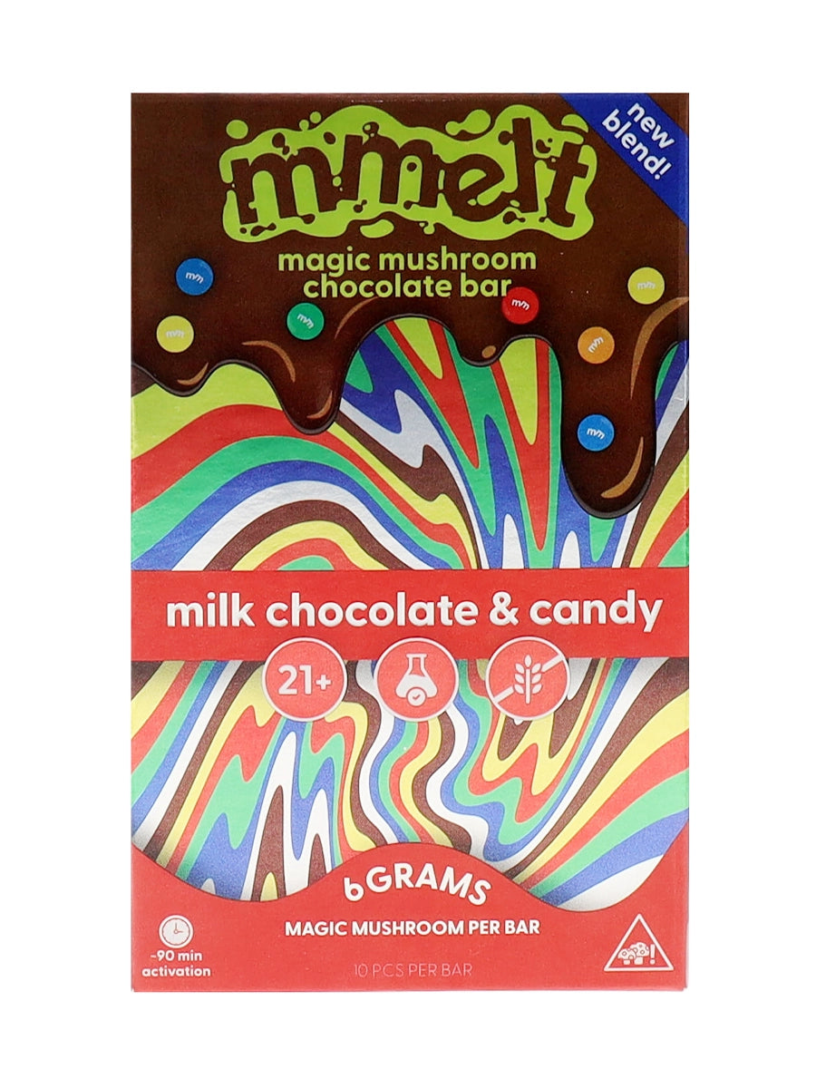 Mmelt Magic Mushroom Chocolate Bar 6 Grams