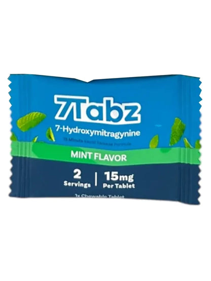 7Tabz 7-Hydroxymitragynine Kratom Extract Tablet 15MG - close up detail