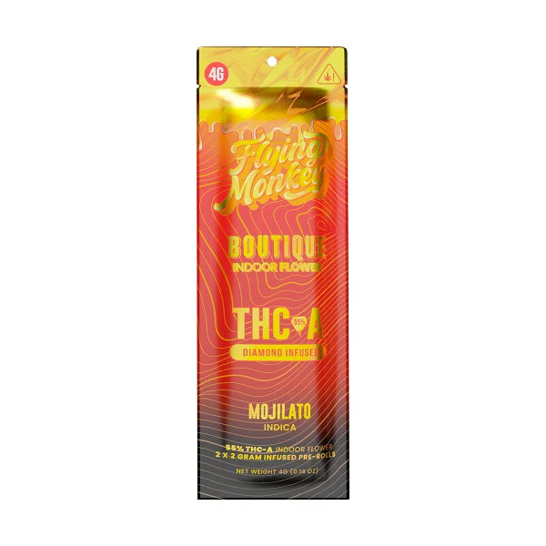 Flying Monkey 42.0 THC-A Diamond Infused Pre-Roll 2PK