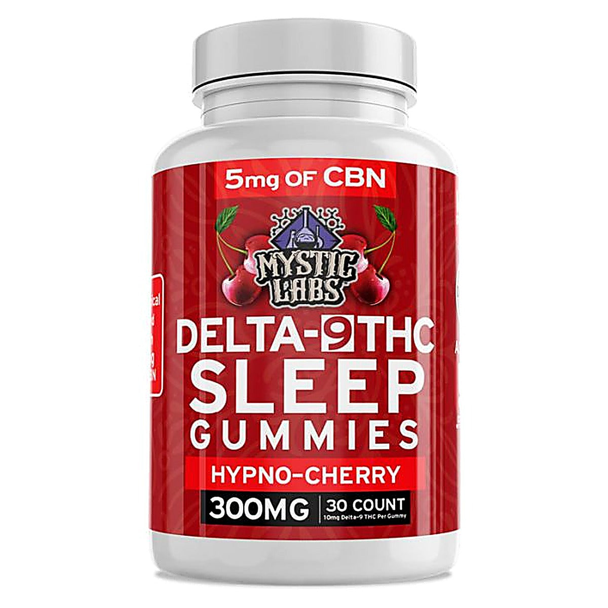 Mystic Labs Delta 9 THC Sleep Gummies 30 Count 300MG - Detail View
