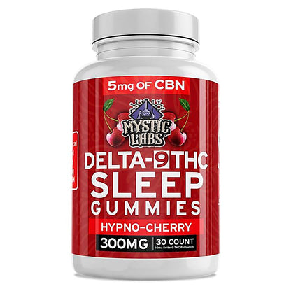 Mystic Labs Delta 9 THC Sleep Gummies 30 Count 300MG - Detail View