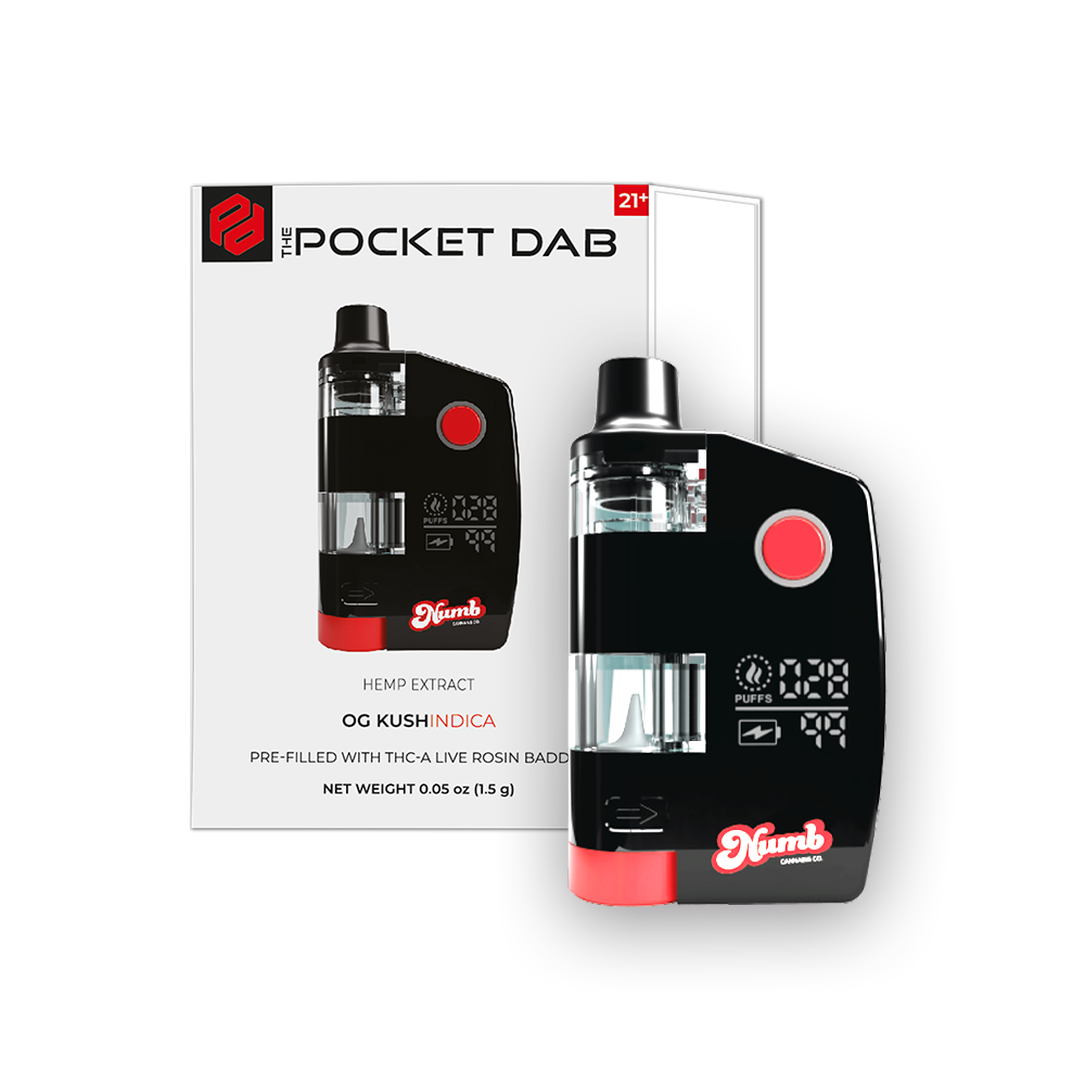 The Pocket Dab Pre-filled THC-A Live Rosin Badder Pen