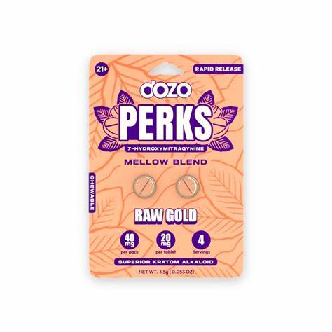DOZO Perks 7 Hydroxymitragynine 6 Tablets (Copy)