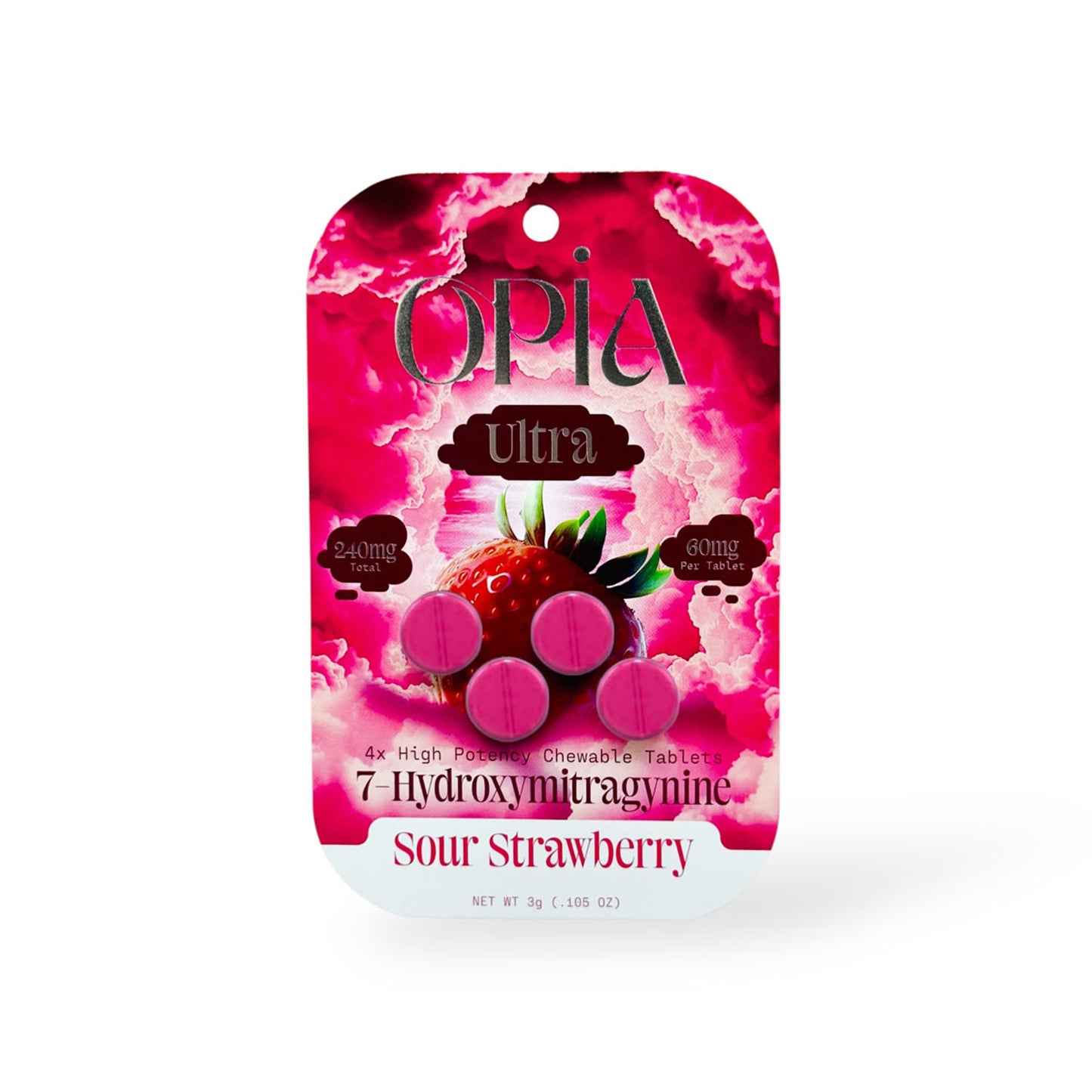 Opia Ultra 7-Hydroxymitragynine Tablets 240mg(60 mg Per Tablet)