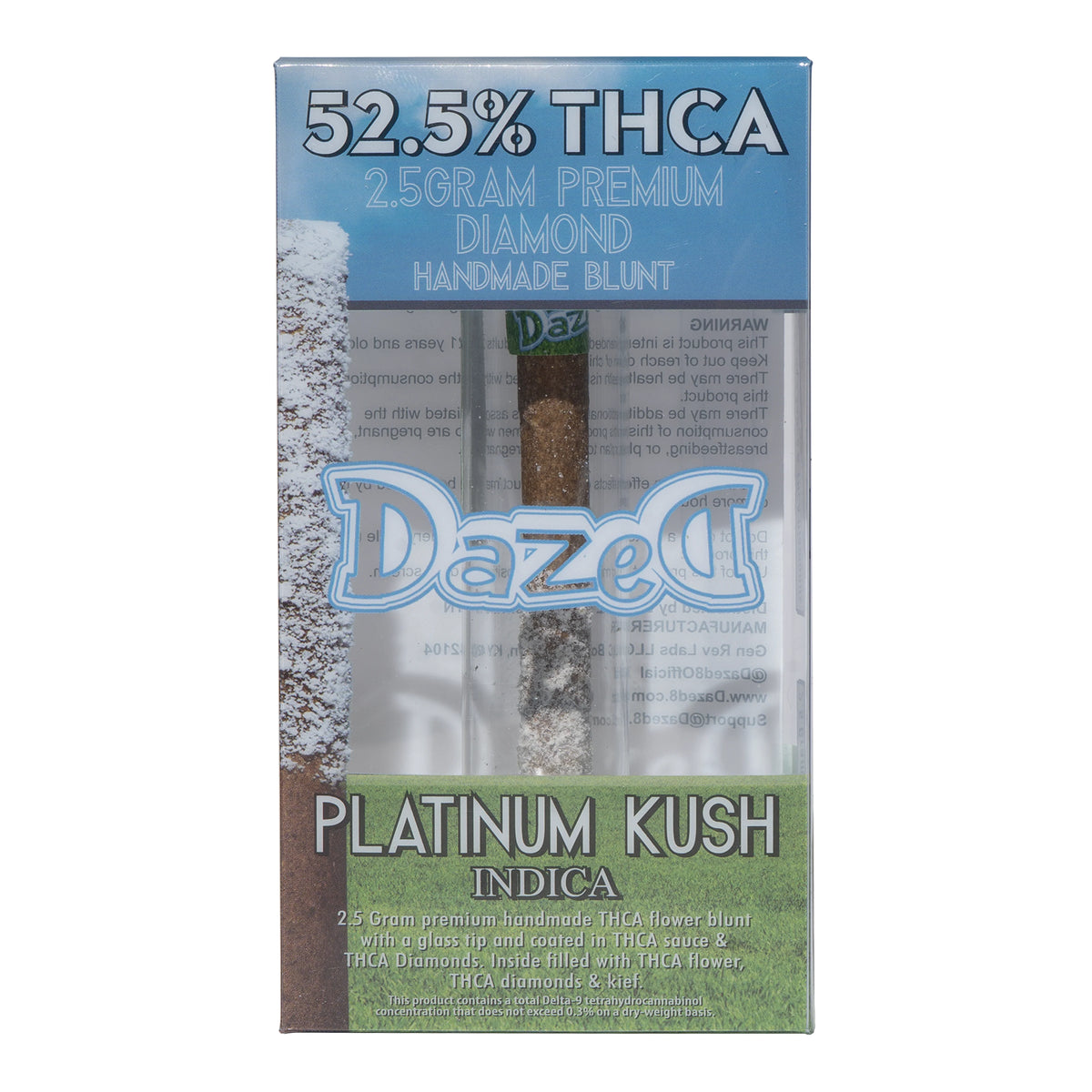 Dazed Premium Diamond THC-A Handmade Blunt 2.5G