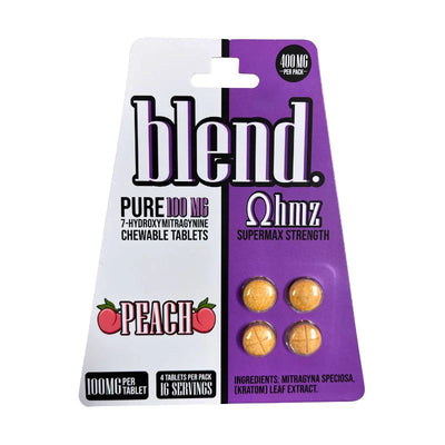Blend Pure 7-Hydroxy Chewable Tablets 4x100MG (400MG Total)