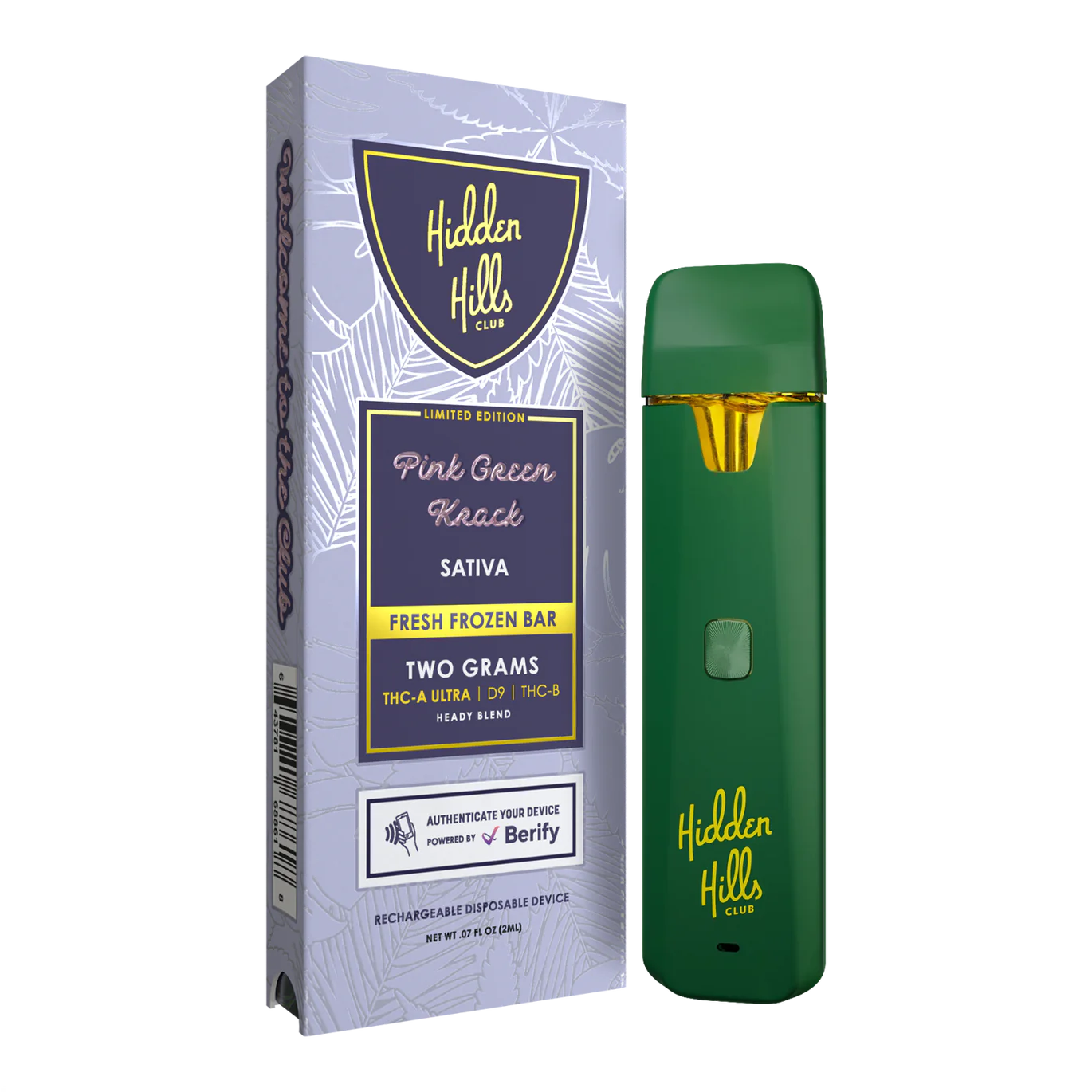 Hidden Hills Fresh Frozen Bar 2 Gram