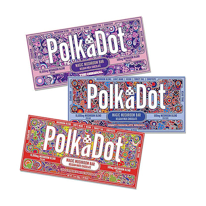 PolkaDot Mushroom Blend Chocolate Bar 500mg - View 7