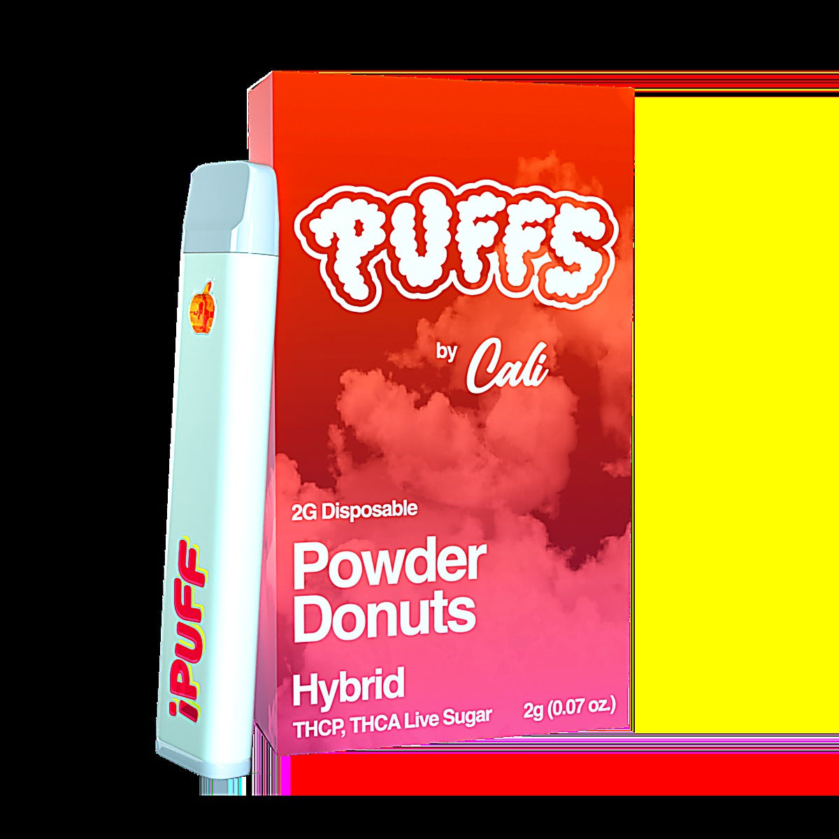 Puffs by Cali Live Sugar Disposable - Side View